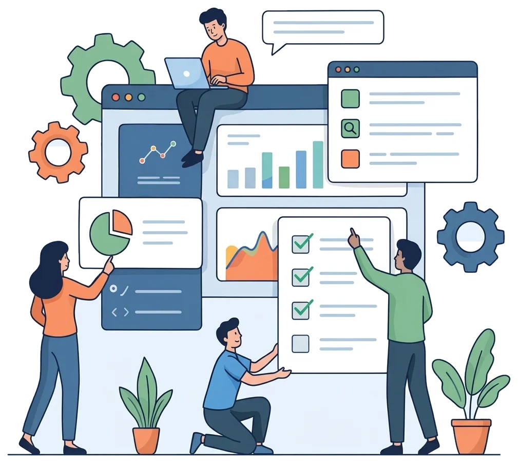 Fast-growing teams collaborating on Mossie ERP